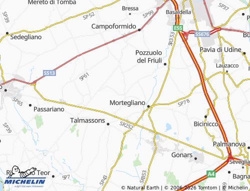 Mappa MICHELIN Lestizza - ViaMichelin