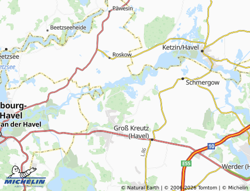 MICHELIN Götzerberge map - ViaMichelin