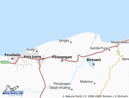 Mapa MICHELIN Pulo Seuna - ViaMichelin