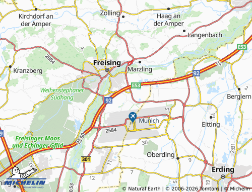 Mappa MICHELIN Attaching - ViaMichelin