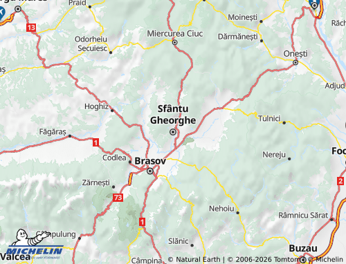 Mappa MICHELIN Covasna - ViaMichelin
