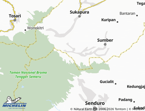 MICHELIN Ledokombo map - ViaMichelin