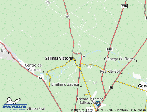 Mapa MICHELIN Privada Real San Antonio - ViaMichelin