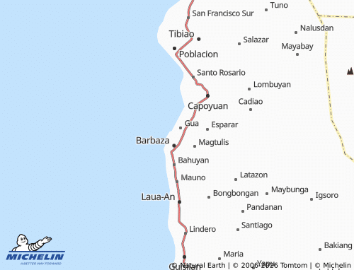 MICHELIN Lisub map - ViaMichelin