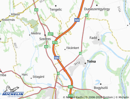 Mapa MICHELIN Fácánkert - ViaMichelin