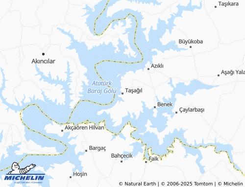 MICHELIN Taşağıl map - ViaMichelin