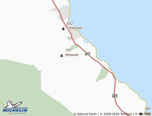 MICHELIN Wells Mwambelo map - ViaMichelin