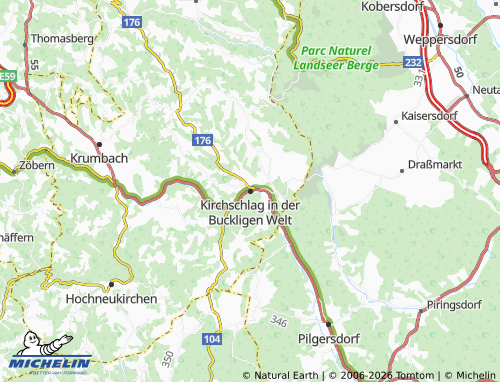 MICHELIN Kirchschlag in der Buckligen Welt map - ViaMichelin
