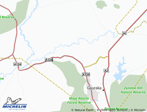 MICHELIN Kwaka map - ViaMichelin