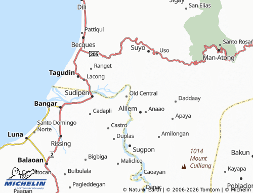 MICHELIN Old Central map - ViaMichelin