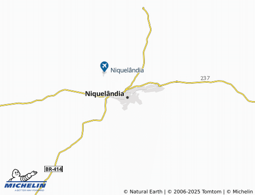 MICHELIN-Landkarte Niquelândia - ViaMichelin