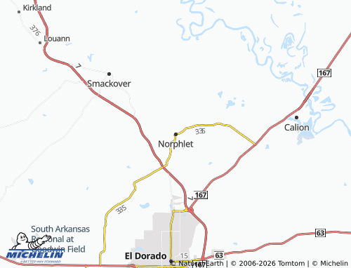 Mapa MICHELIN Norphlet - ViaMichelin
