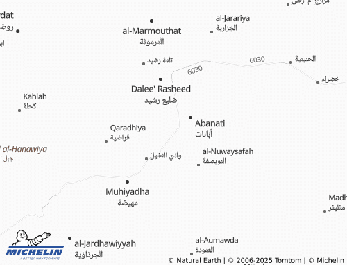 MICHELIN An Naimah map - ViaMichelin