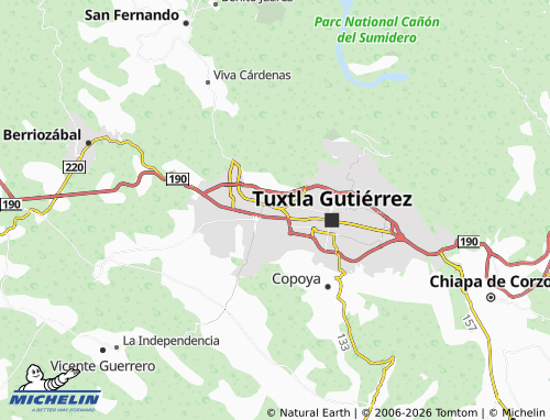 Mapa MICHELIN Rincón de los Lagos - ViaMichelin