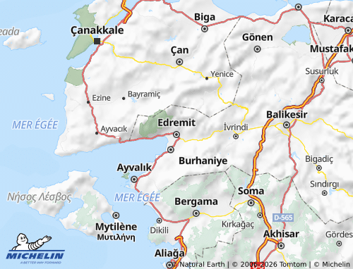 Mappa MICHELIN Edremit - ViaMichelin