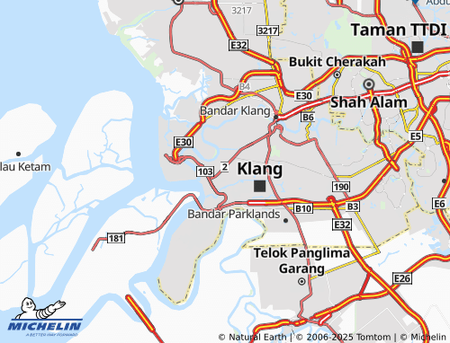MICHELIN-Landkarte Taman Tengku Bendahara Azman - ViaMichelin