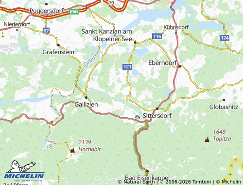 MICHELIN Pogerschitzen map - ViaMichelin