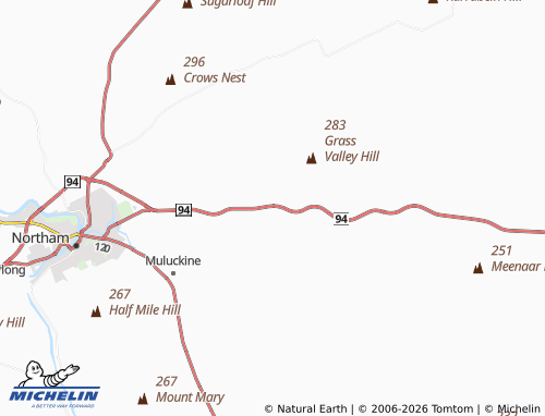 Mapa MICHELIN Grass Valley - ViaMichelin