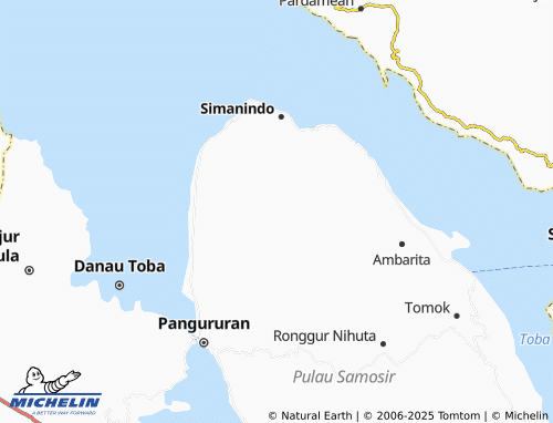 MICHELIN Parbaba Dolok map - ViaMichelin