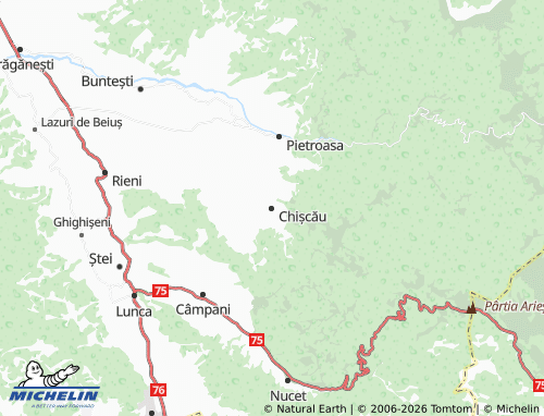 Mapa MICHELIN Chișcău - ViaMichelin