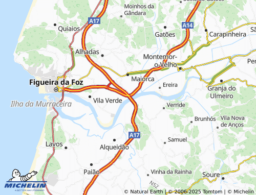 Mapa MICHELIN Quinta da Barca de Sanfins - ViaMichelin