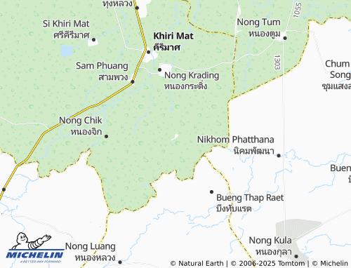 MICHELIN Thung Yang Mueang map - ViaMichelin