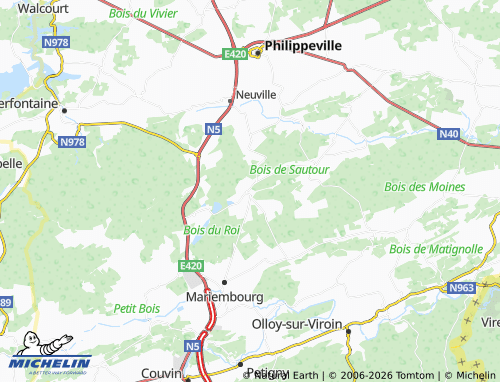 Mappa MICHELIN Roly - ViaMichelin