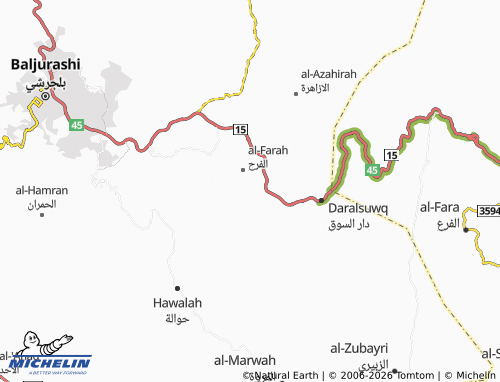 Carte MICHELIN al-Qama - ViaMichelin