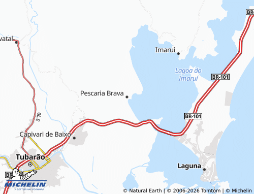 Mappa MICHELIN Pescaria Brava - ViaMichelin
