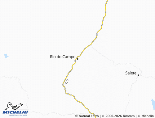 Mapa MICHELIN Rio do Campo - ViaMichelin