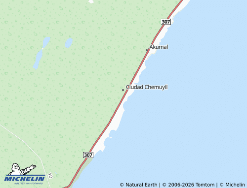 Mappa MICHELIN Chan Chemuyil - ViaMichelin