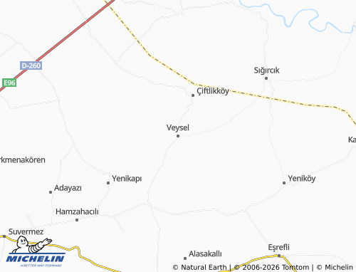 Mappa MICHELIN Veysel - ViaMichelin