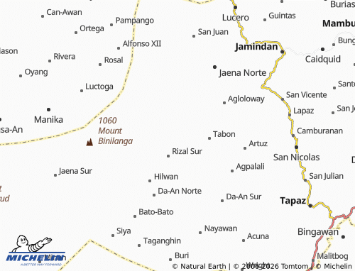 MICHELIN Maliao map - ViaMichelin