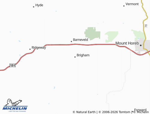 Carte MICHELIN Brigham - ViaMichelin