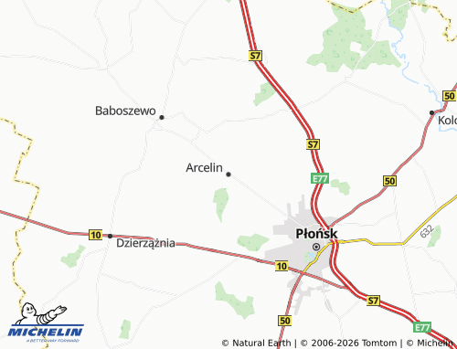 MICHELIN-Landkarte Arcelin - ViaMichelin