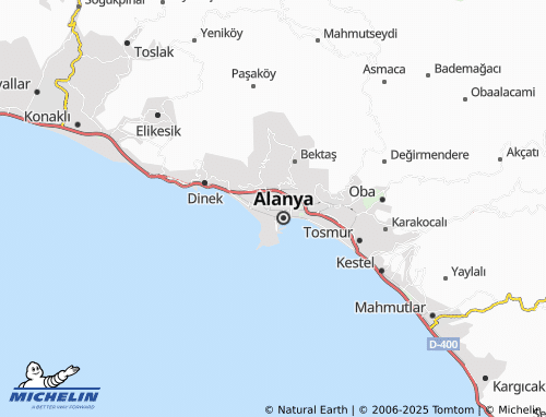 MICHELIN Kadıpaşa map - ViaMichelin