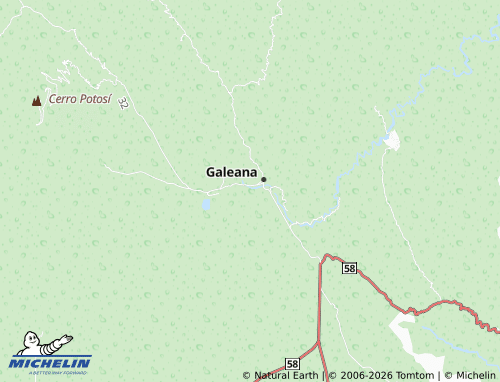MICHELIN Del Maestro Segundo Sector map - ViaMichelin