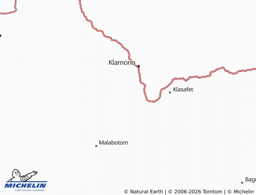 Mapa MICHELIN Klasafet - ViaMichelin