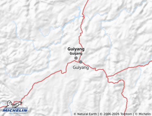 Mappa MICHELIN Guìzhōu - ViaMichelin