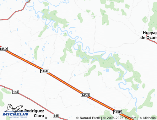 MICHELIN Del Carmen map - ViaMichelin
