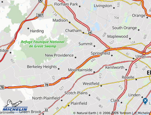 Mappa MICHELIN New Providence - ViaMichelin