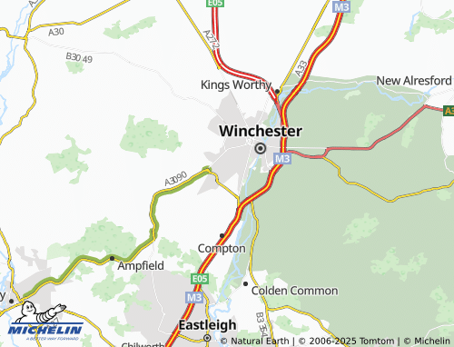 Mappa MICHELIN Badger Farm - ViaMichelin
