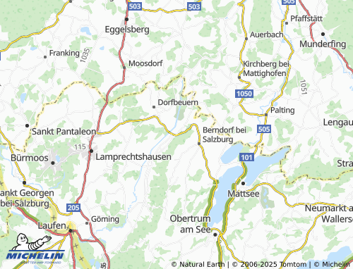 MICHELIN-Landkarte Lauterbach - ViaMichelin