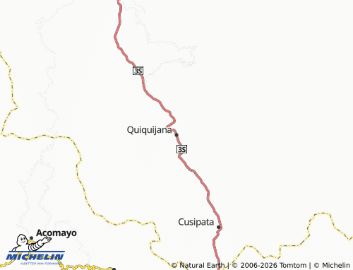 Mappa MICHELIN Quiquijana - ViaMichelin