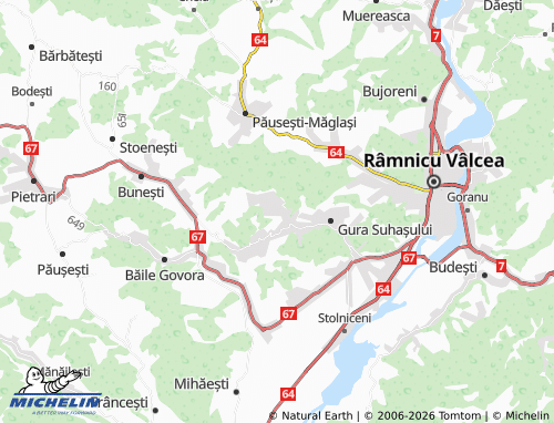 MICHELIN Ocnița map - ViaMichelin