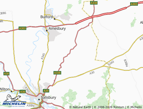 Carte MICHELIN Idmiston - ViaMichelin