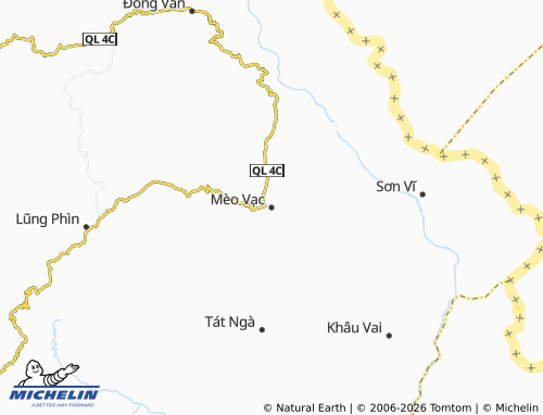 Mapa MICHELIN Mèo Vạc - ViaMichelin