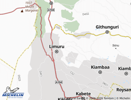 MICHELIN Mabroukie map - ViaMichelin