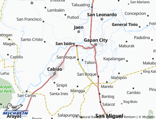 MICHELIN San Roque map - ViaMichelin