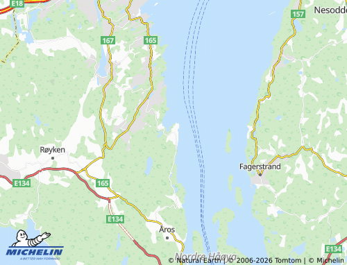 Mapa MICHELIN Nærsnes - ViaMichelin